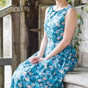 Modcloth Emily and Fin Swiss Chalets Dress